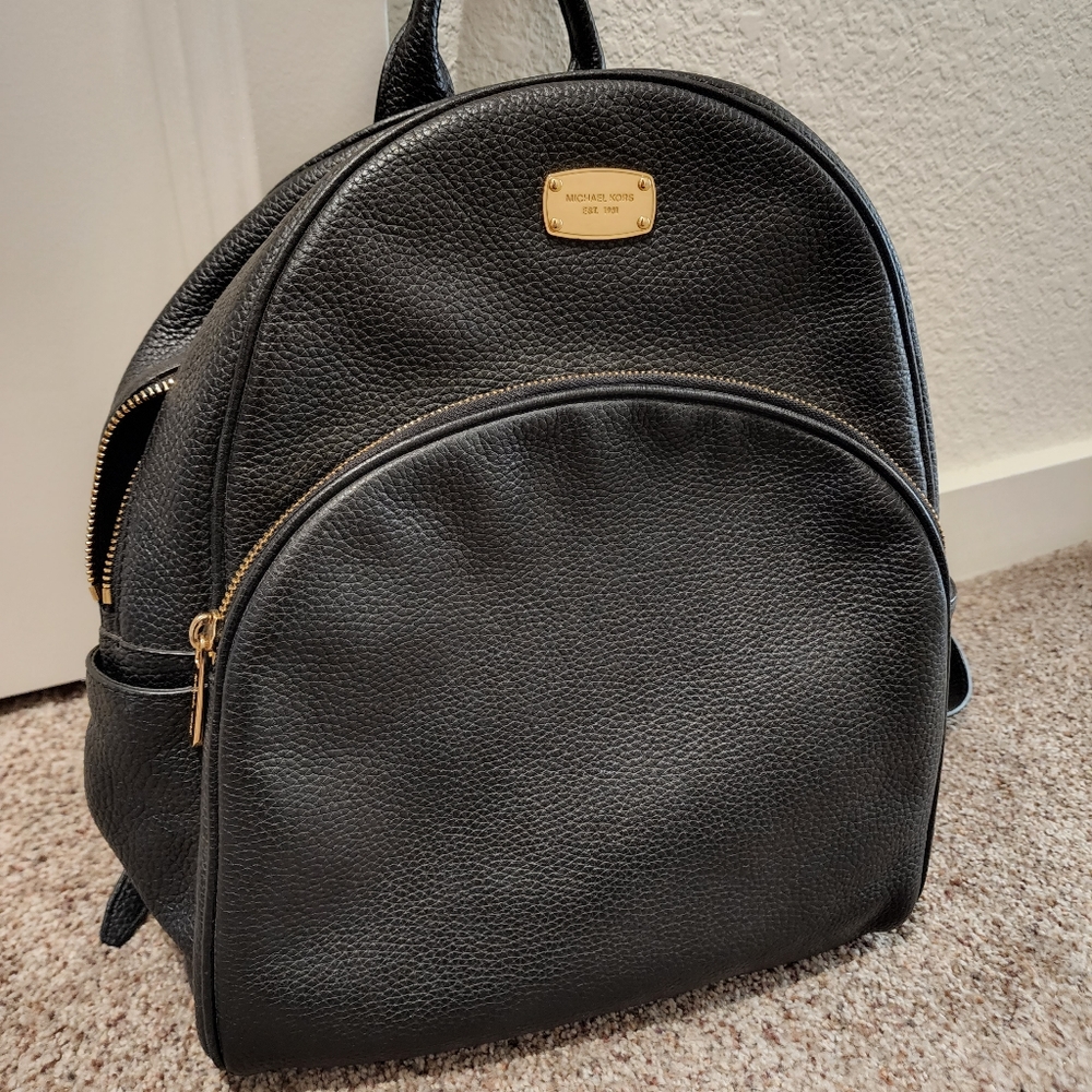 Michael Kors Black leather Backpack